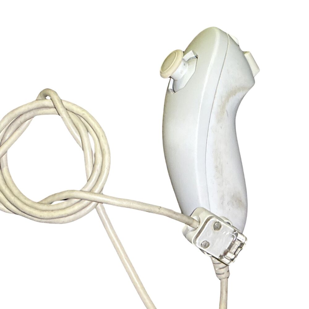 Nintendo Wii Nunchuk Controller - White (Untested)